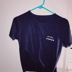Girl power crop top
